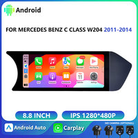 8.8 Inch Android OS Touch Screen For Benz C W204 2011 - 2014 Car Accessories Auto Carplay Monitors Multimedia Plyaer Stere Radio