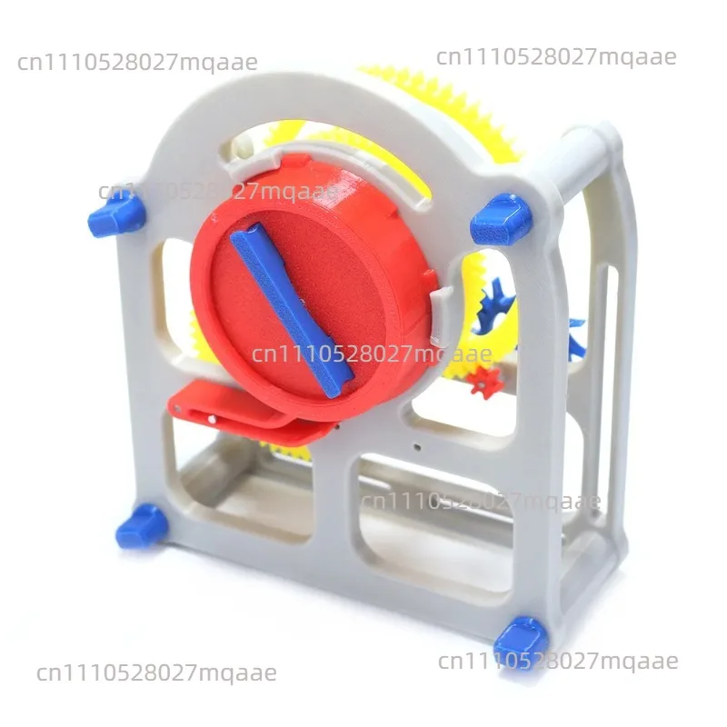 Gear Structure Model, Mechanical Clock Principle, 3D Printing, Tourbillon, Metal Spring Power, Popular Science Teaching