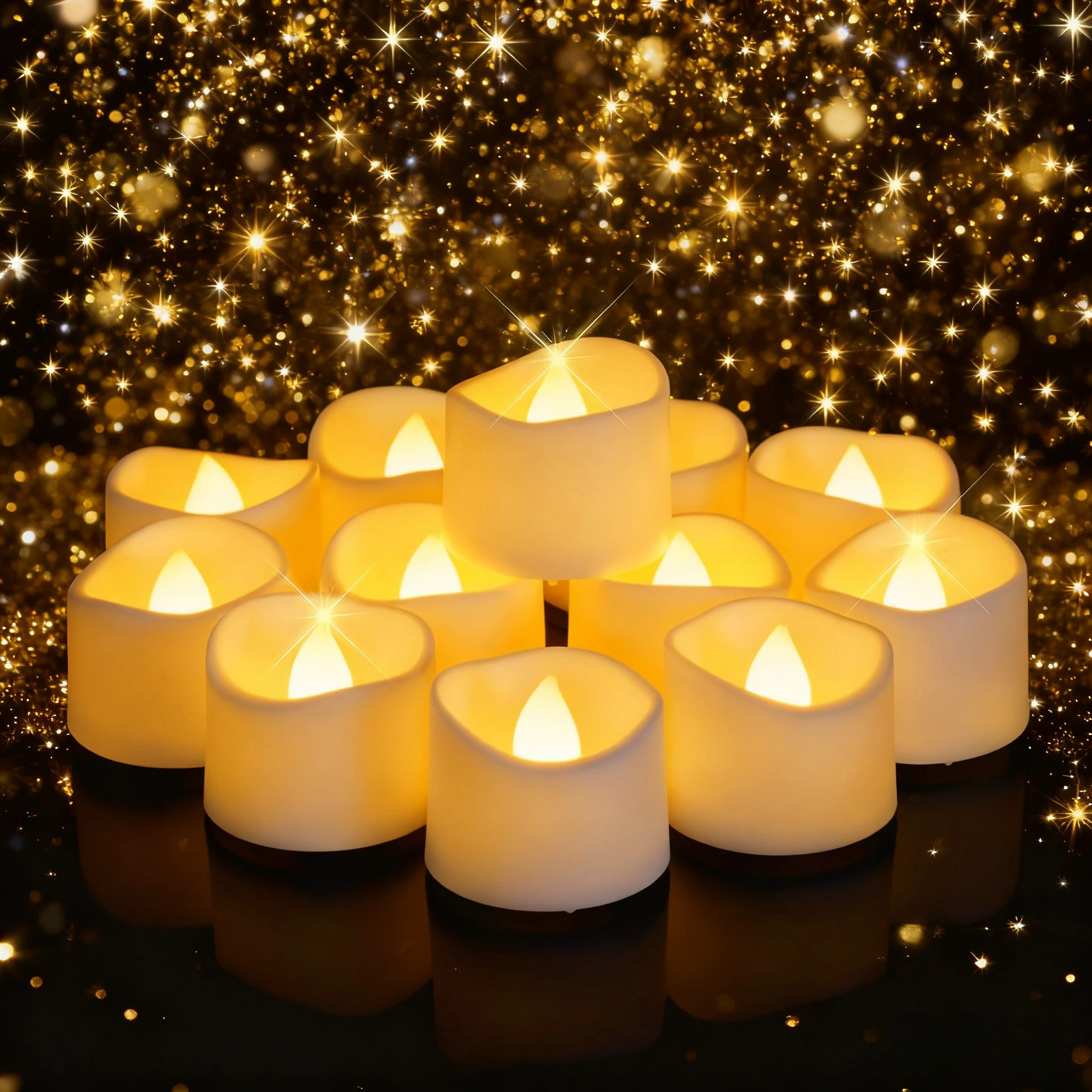 

Беспламенные вотивные свечи Чайные огни Свечи на батарейках Беспламенные светодиодные чайные свечи для центральных украшений стола Фонарь Праздничный декор