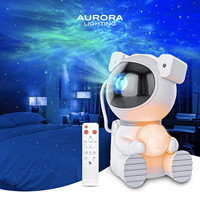 AURORA LIGHTING Astronaut Galaxy Projector Star Projector Night Lights with Moon Lamp LED Nebula Lamp for Kids Adults Room Decor
