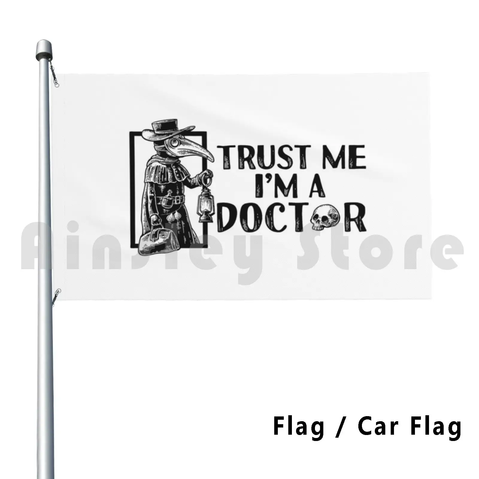 Trust Me I’m A | Black Plague Steampunk Outdoor Decor Flag Car Flag Steampunk Trust Me I M A Plague Medieval