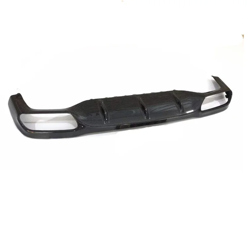 Picture 4: For Mercedes Benz E Class W213 E63 E300 E260 Carbon Fiber Car Rear Bumper Diffuser Rear Splitters Spoiler Rear Lip Body Kit