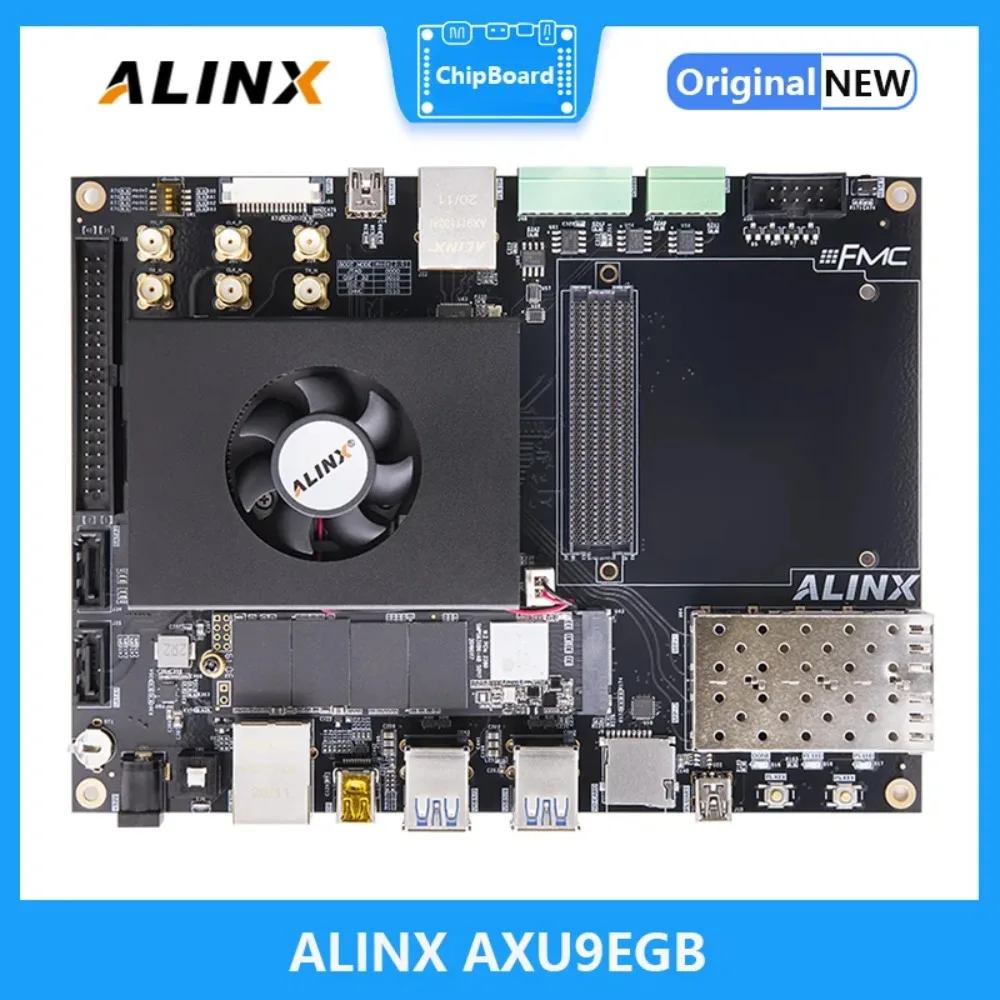 

Макетная плата ALINX AXU9EGB/AXU15EG,FPGA: Xilinx FPGA Zynq UltraScale + MPSoC XCZU9EG (основная пластина в комплект не входит)