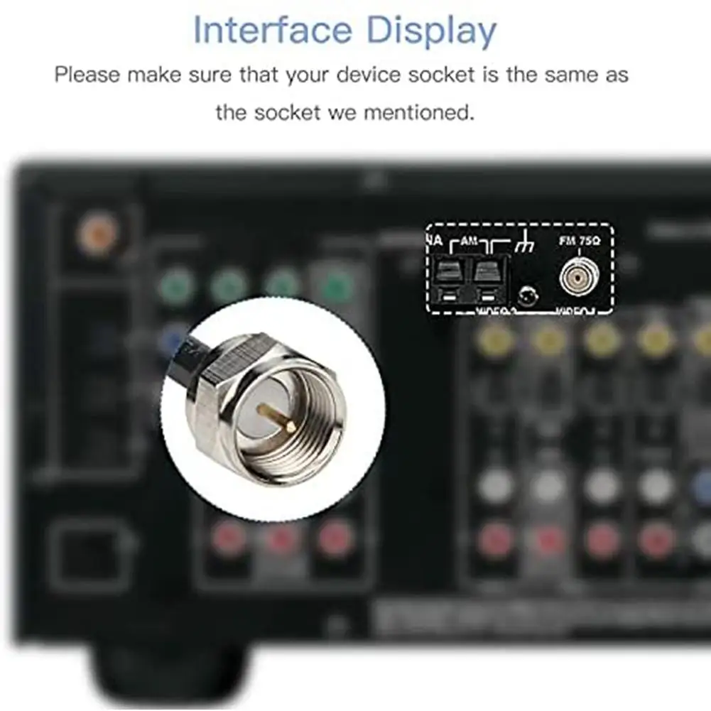 FM Radio Antenne FM Dipol Antenne Stereo Empfänger Auto Auto Musik System Adapter Home Stereo Audio Signal Verstärker Anschluss