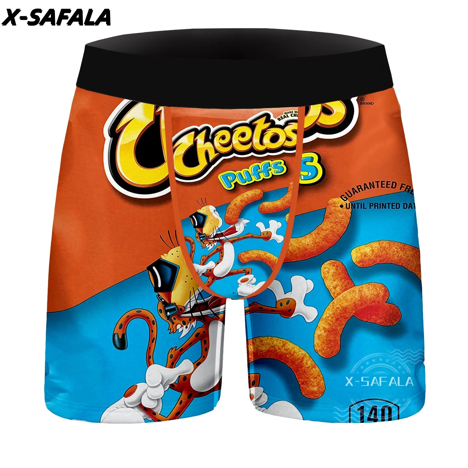 

Забавный роман Cheeto Snack, бесшовное мягкое мужское нижнее белье с 3D принтом, мужские трусы-боксеры, дышащие удобные спортивные трусы-боксеры-4