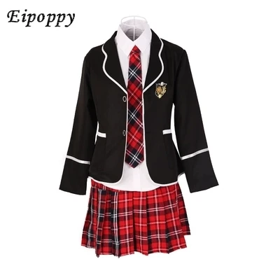 Student Long Sleeve Chorus School Uniform Junior High School Boys and Students Students Korea JK Uniform Set