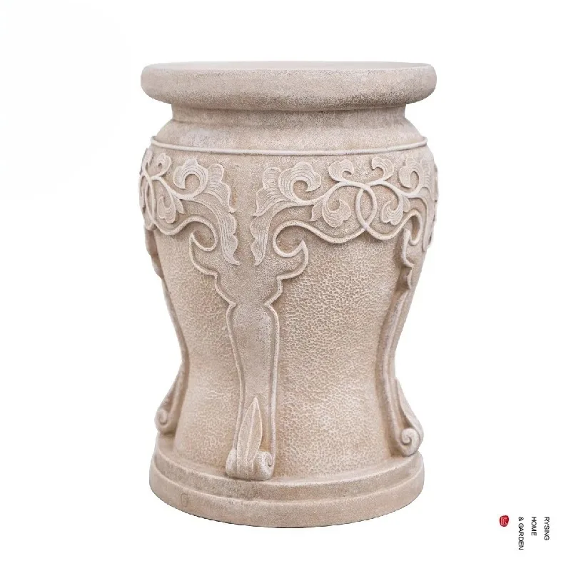 

Chinese garden Shidun outdoor flower pot courtyard bonsai villa balcony terrace retro landscaping ornament