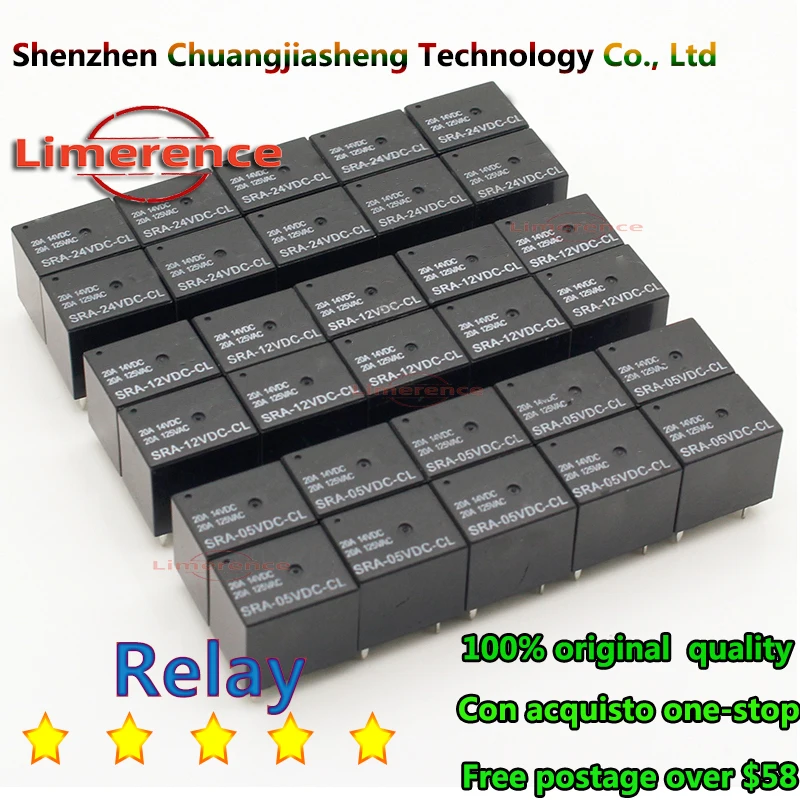 5Pcs/Lot Power Rela…