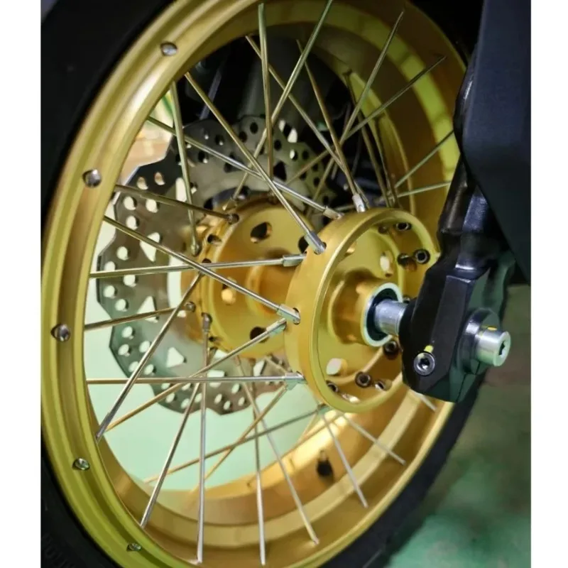 Spoked Wheel Hub,Suitable for KYMCO X-City X350 Wheel Hub Modification,accessoire Moto,15/14 Inch Motorcycle Rim
