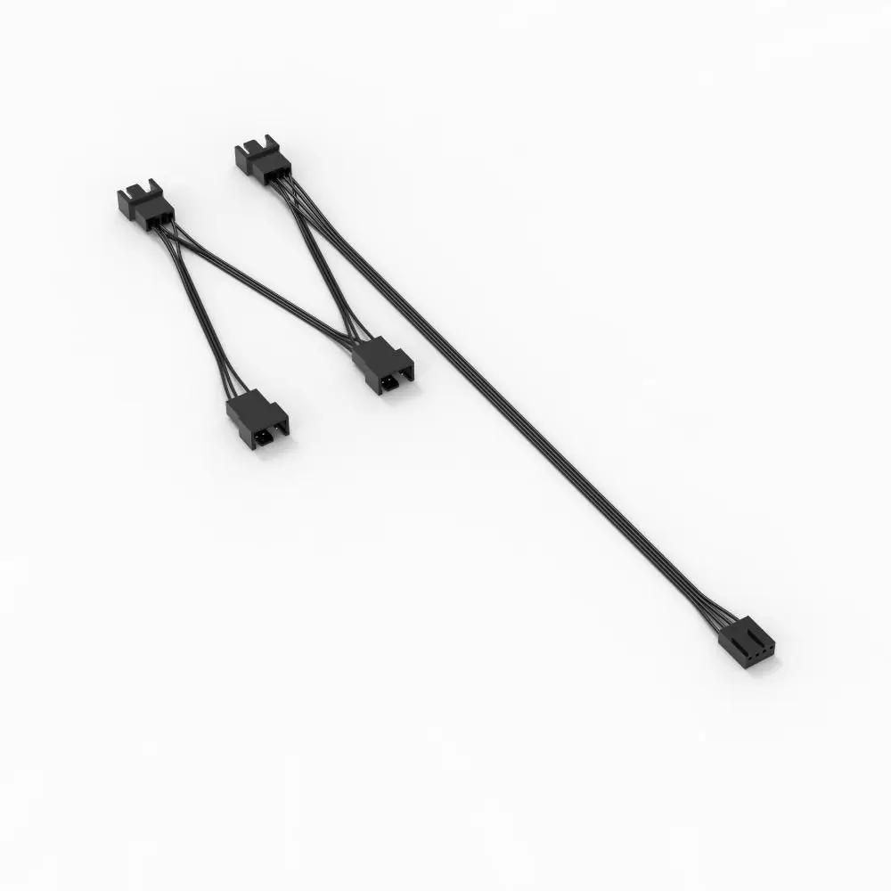 Practical 4Pin PWM Fan Splitter Cable Multi-fan Universal Fan Extension Cable Y Splitter PWM Connector Computer Case