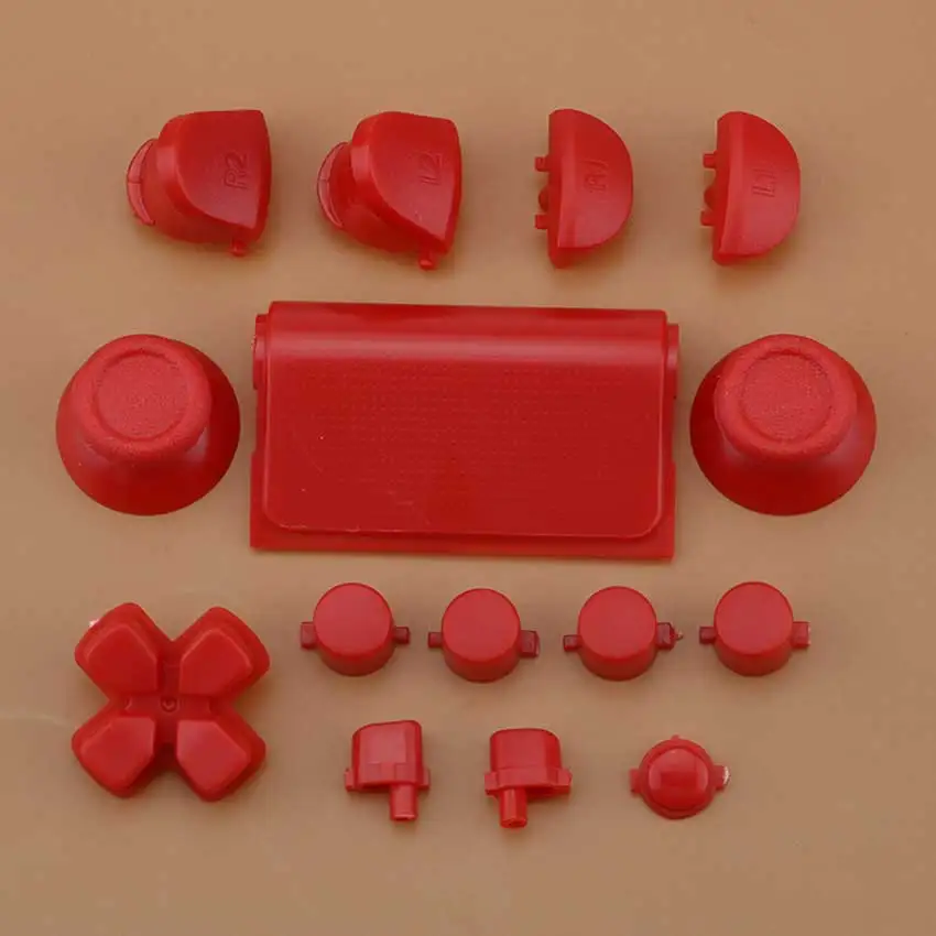 JCD 1Set JDM-001 JMD-011 Voor PS4 2.0 Controller Thumbstick Dpad R1 L1 R2 L2 Knop Richting Sleutel ABXY knoppen Joysticks Cap