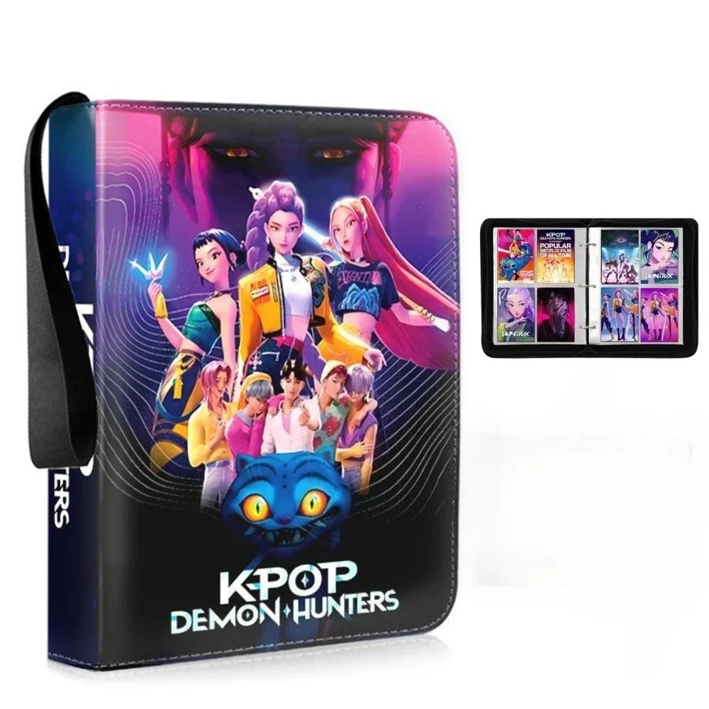 New 400PCS-Album Binder Photocard PU Zipper Photo Album Carte Holder Toy Collection Folder Letters Card Hobby--