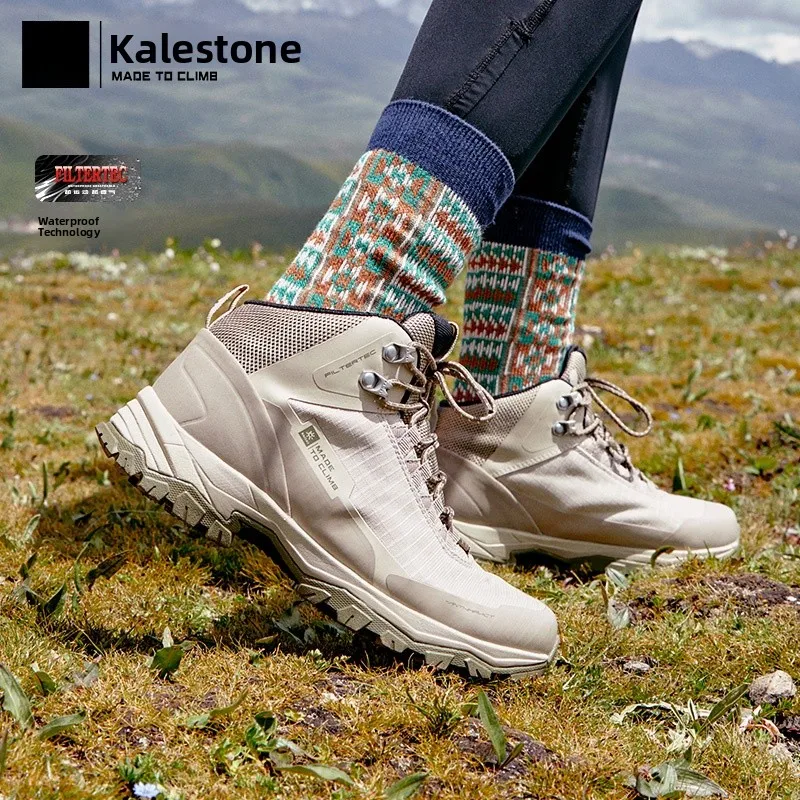 

Kailas Climbing oes водонепроницаемые уличные походные ботинки для мужчин и женщин, противоскользящая износостойкая резиновая подошва среднего кроя KS426