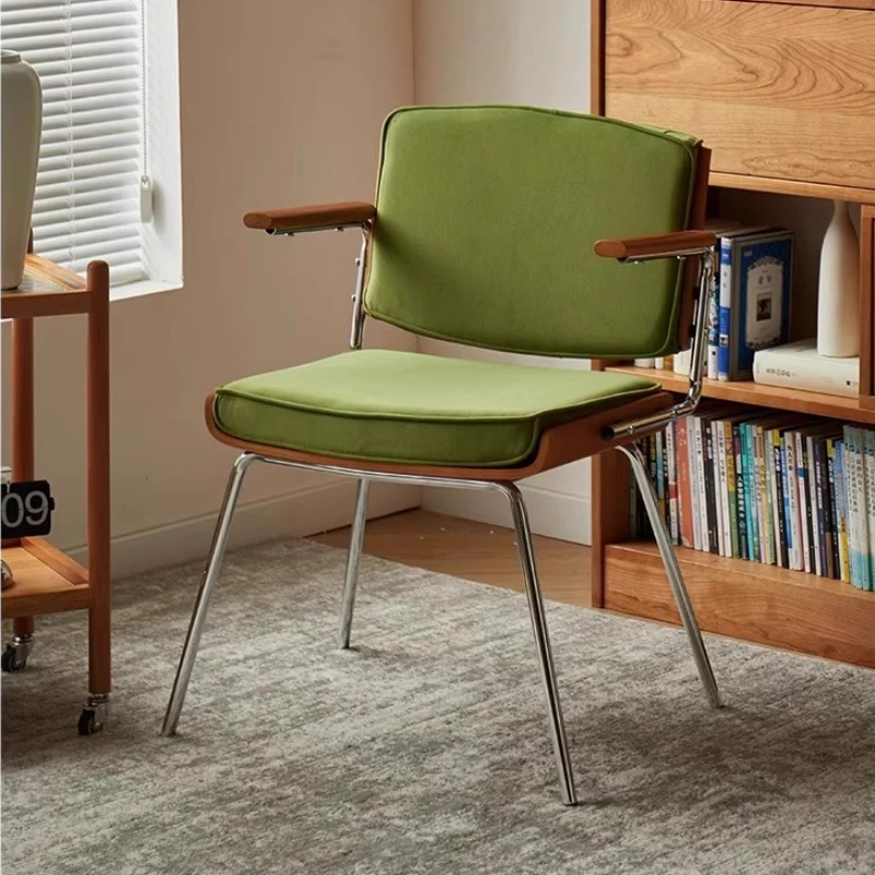 

Стул для столовой из массива дерева, дизайнерский стул с спинкой для дома, винтажный стул для кафе, одноместный стул для кухни/ресторана