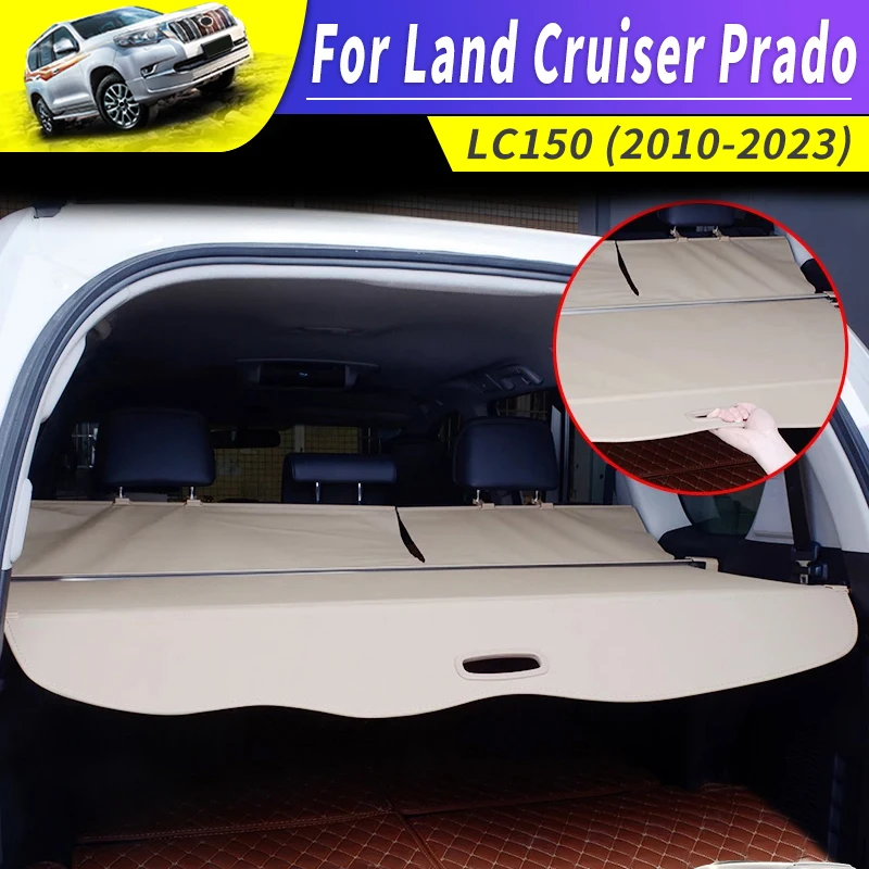

Для Toyota Land Cruiser Prado 150 2010-2023, аксессуары для модификации, перегородка багажника LC150 FJ150, задняя дверь, ящик для хранения