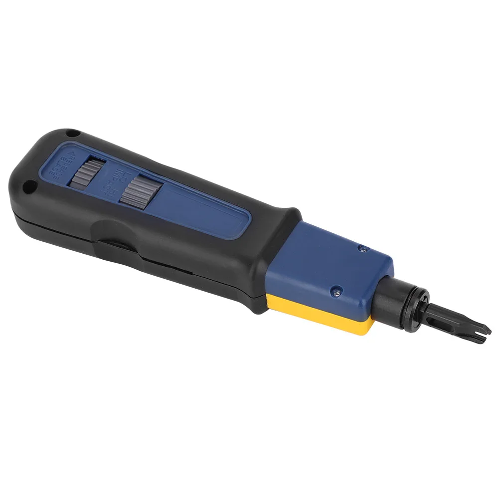 أداة لكمة أسفل 110 سلك القاطع سكين كماشة الاتصالات ل Rj45 كيستون جاك شبكة كابل وحدة الهاتف لوحة التوصيلات #5