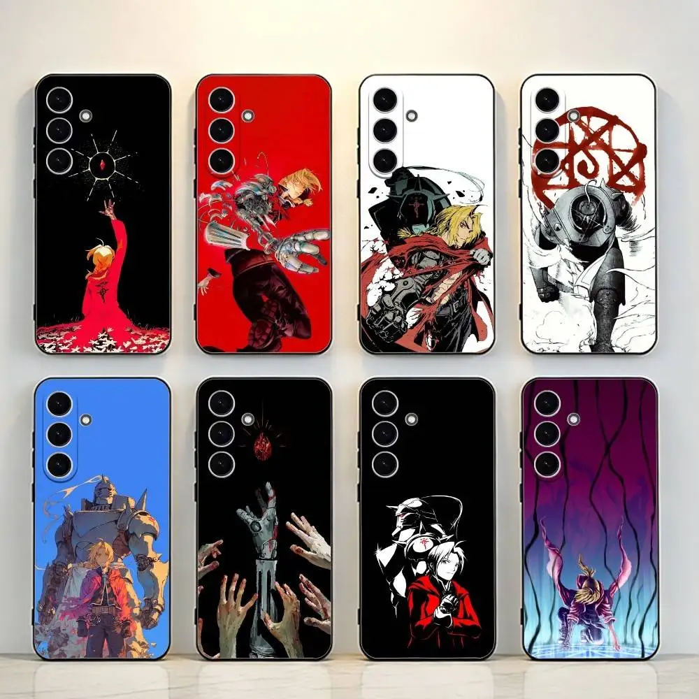 

Anime F-Fullmetal Alchemist Phone Case For Samsung Galaxy A73,A72,A71,A70,A53,A52,A51,Others Soft Black Shell ll