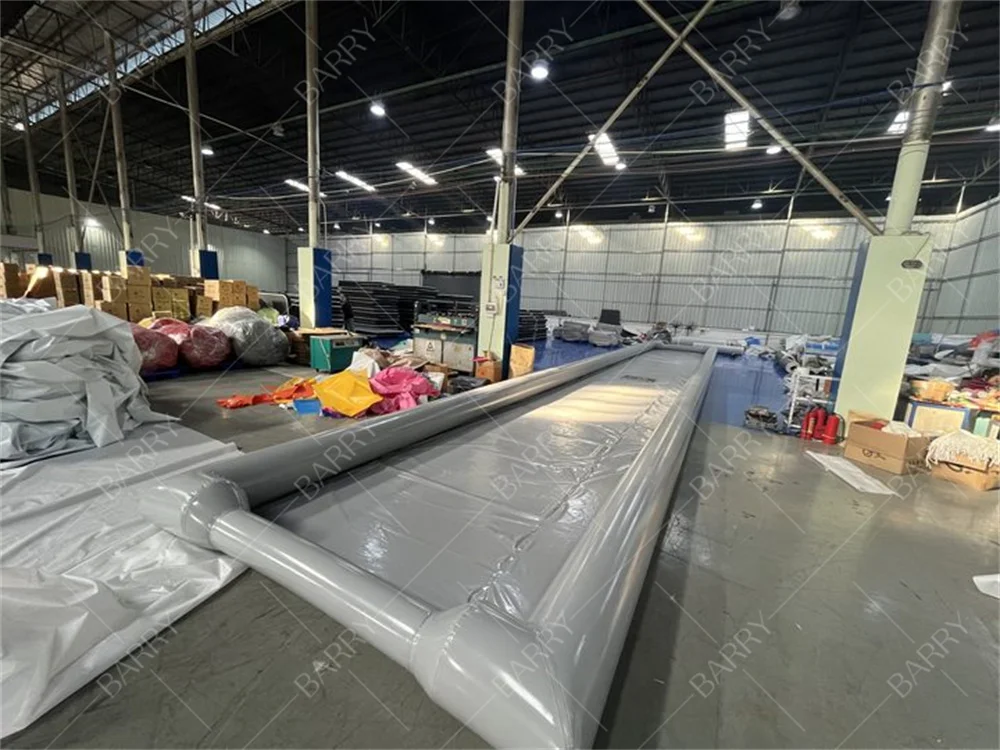 تخصيص مسار حمام السباحة القابل للنفخ / حمام سباحة ركوب الأمواج المائي المموج القابل للنفخ للألعاب الرياضية / حمام سباحة لوح التزلج القابل للنفخ #2