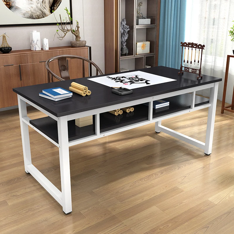 Calligraphy table Study desk Household computer table Double table
