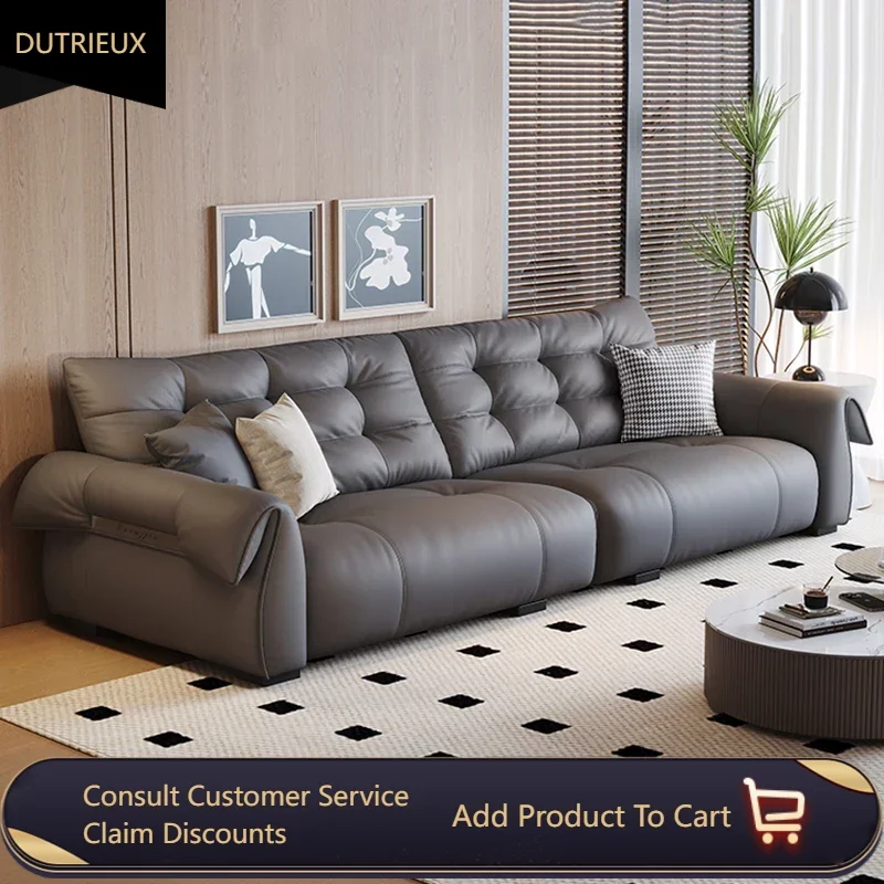 

Simple Unique Couches Black Comfortable Foam Home Italian Leather Sofa Living Room Modern Wood Woonkamer Banken Salon Furniture