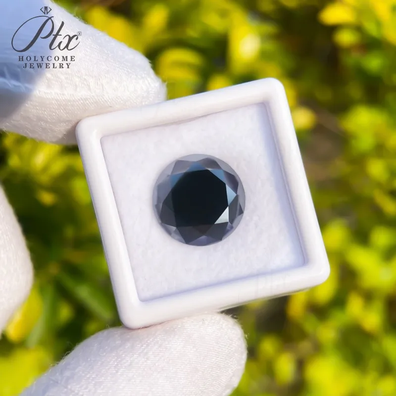 100 % echter Moissanit-Diamant, mehrfarbig, VVS1-Reinheit, 0,3–10 Karat, runde Form, GRA-Zertifikat, Schmuckmaterial, DIY-Zubehör. – Detail 18