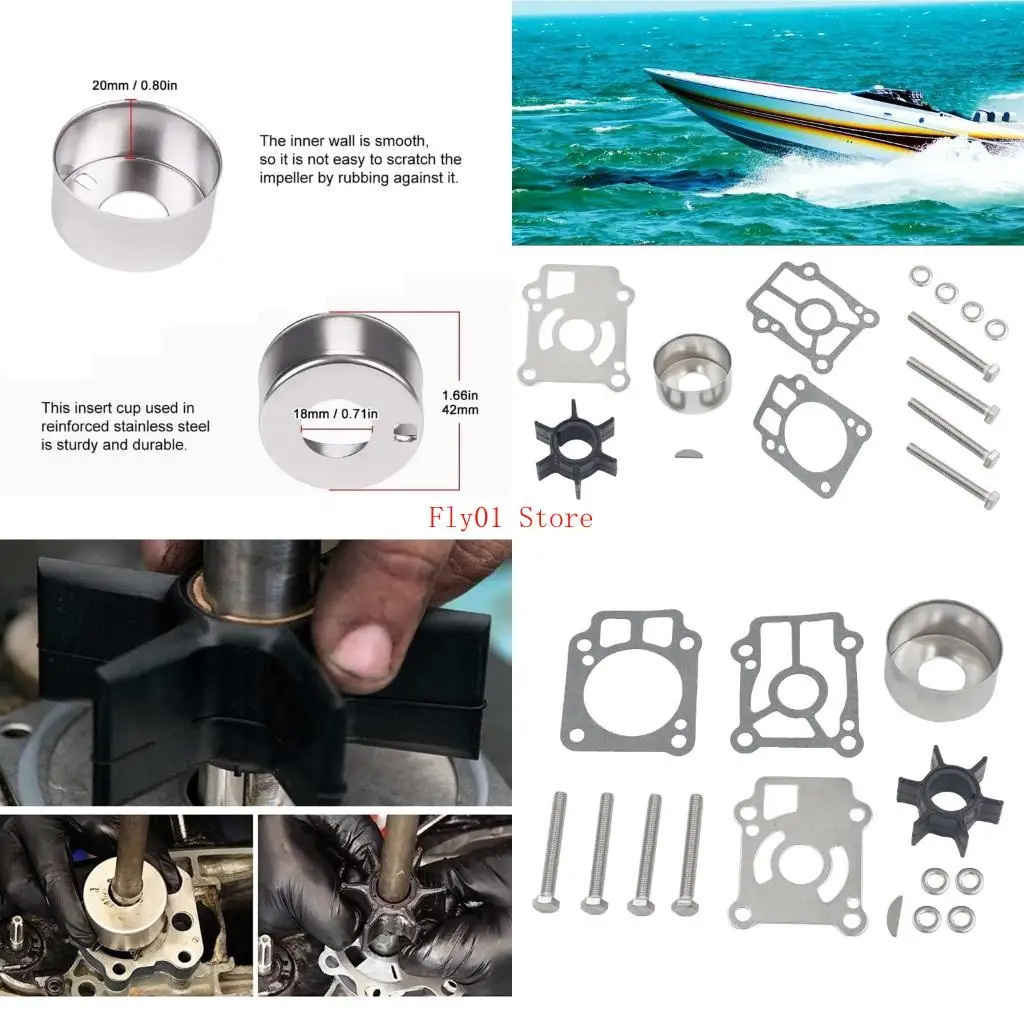 

Эффективный комплект насоса с охлаждающим водным насосом для NS30A4 NS35C NS40C Защита морских двигателей
