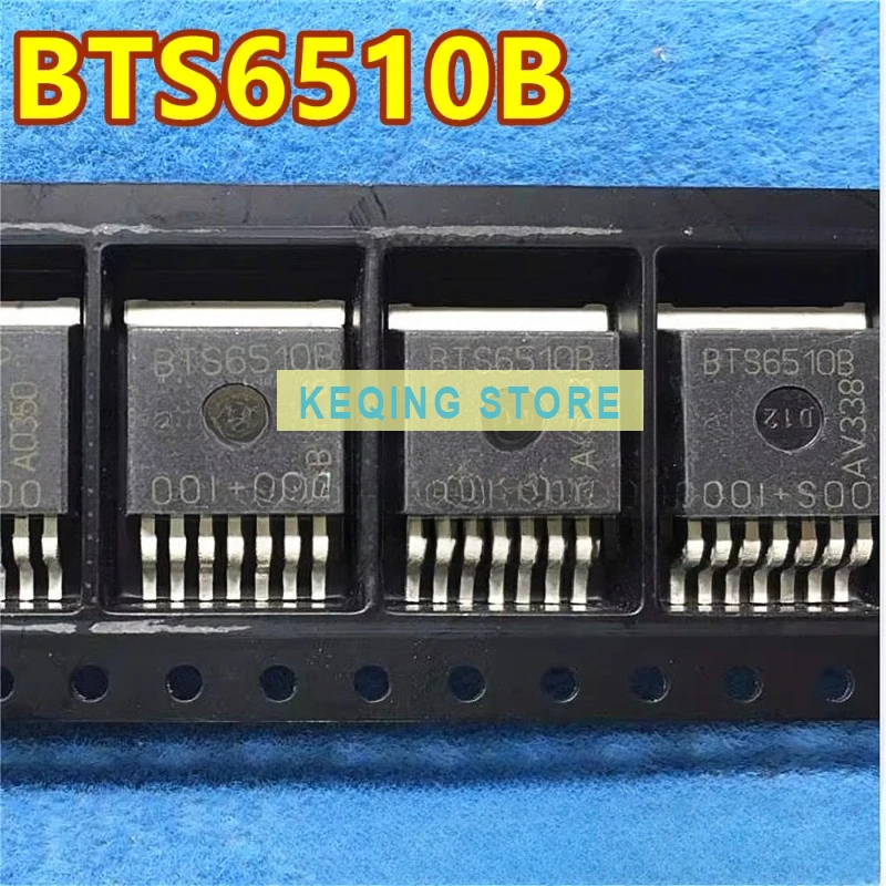 10PCS Used+Not NEW+Send after Measure BTS6510B TO-263 SMD, Car Triode, Smart Auto Parts, High Current Power Switch