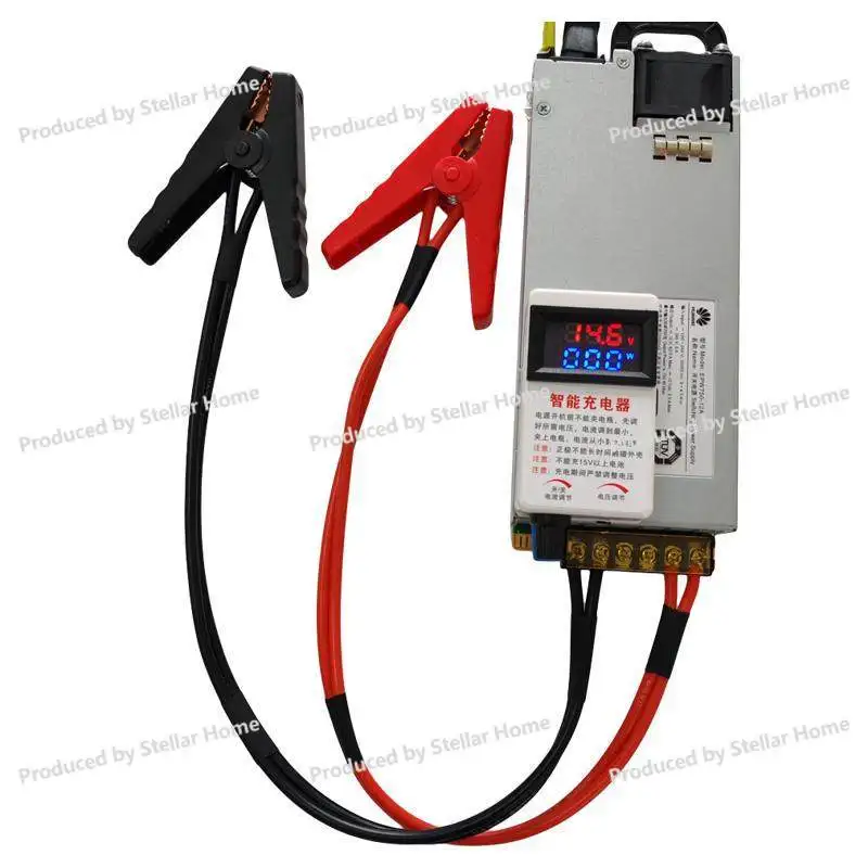 12.6V 14.6V 60A High Power RV Battery Charger Ternary Lithium Iron Phosphate 12.6V Adjustable