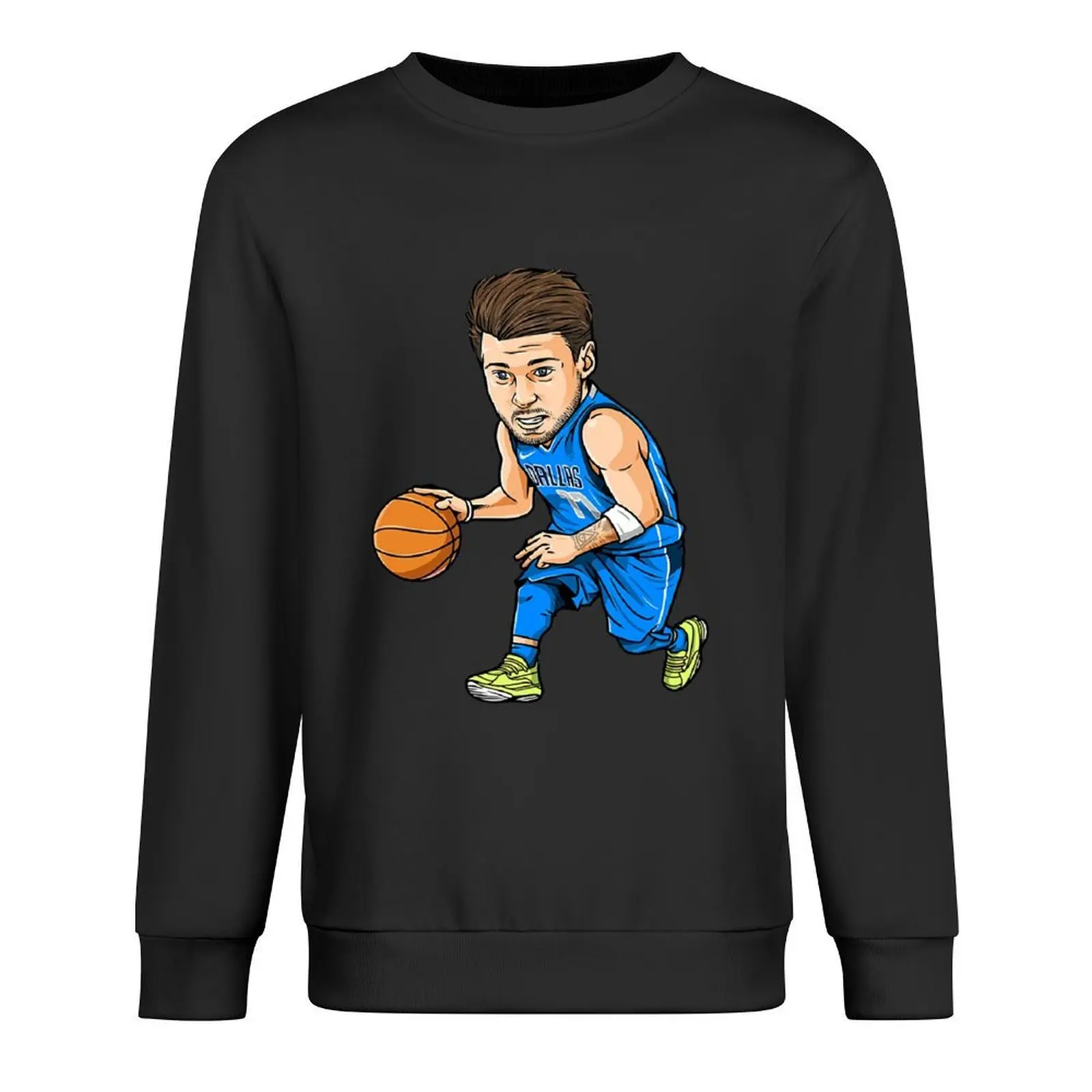 

Luka Doncic 77 Art Chibi Pullover aesthetic clothing men clothes korean clothes korean autumn clothes new sweatshirts