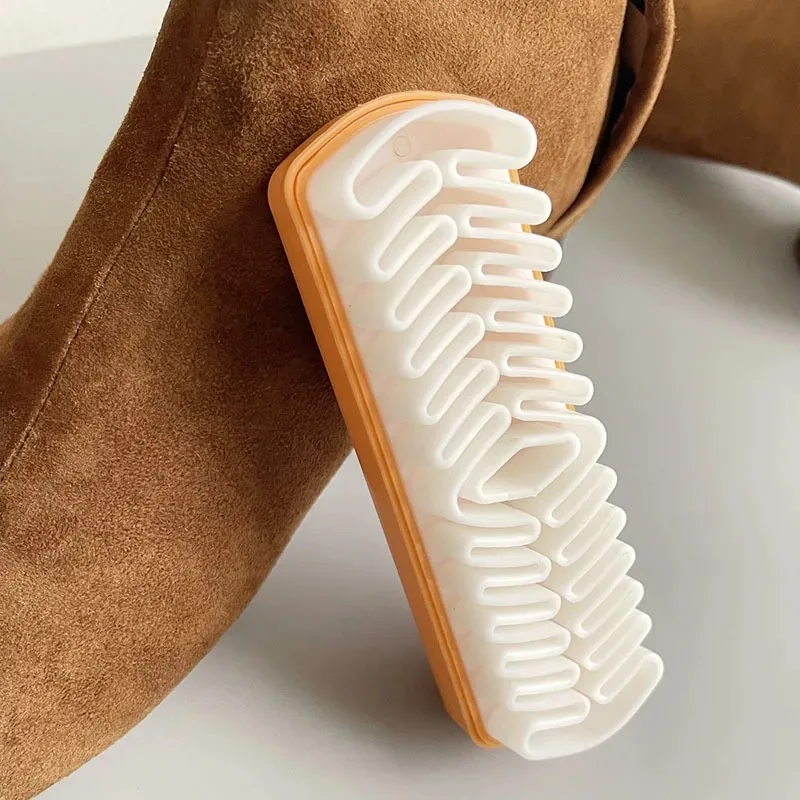 1/3/5Pcs Suede Shoe Brush Eraser Stain Remover for Snow Boots Suede Shoes and Sneakers Winter Rubber Crepe Shoe Brush Home Tools image 3