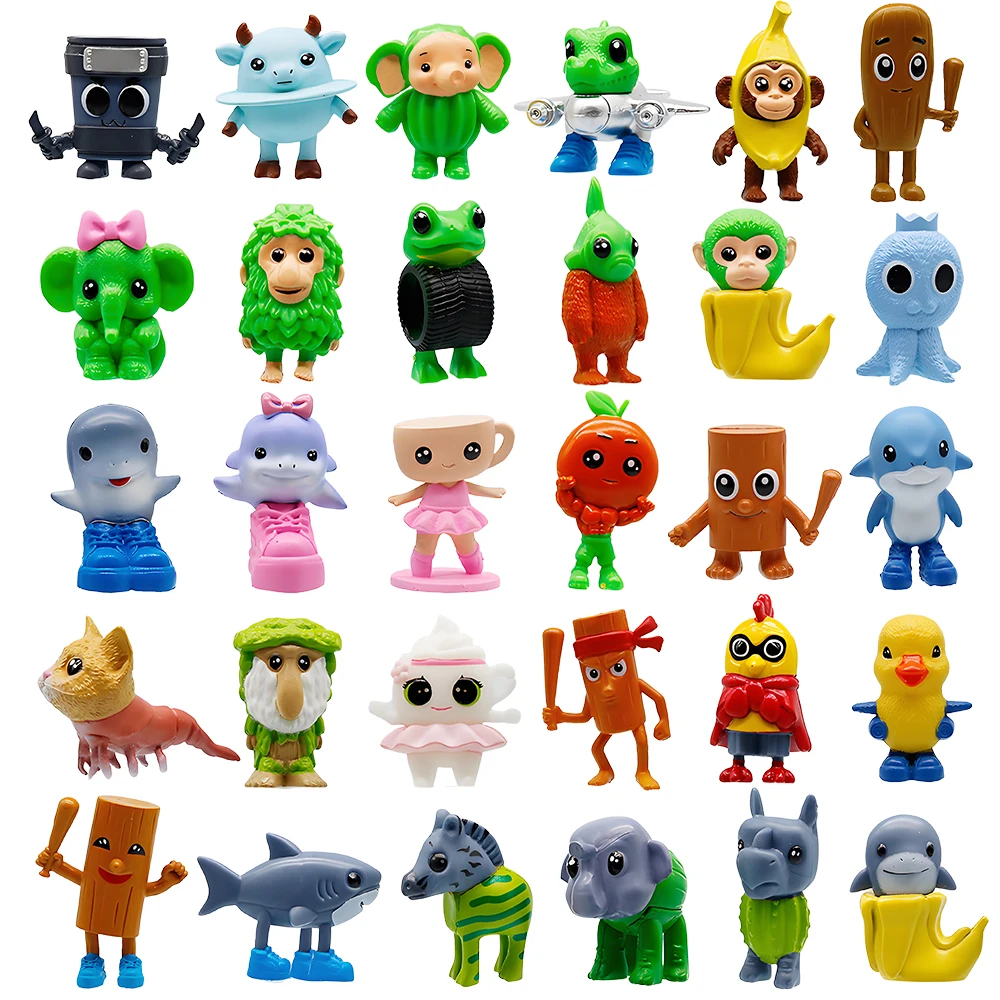 

Kawaii Italian Brainrot Toys Tung Tung Sahur Collectible Figurines Cute Cartoon Character Figures for Desktop Decor&Ideal Gift