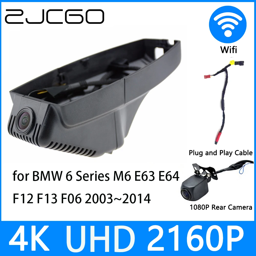 

ZJCGO Dash Cam 4K UHD 2160P Автомобильный видеорегистратор DVR ночного видения для BMW X1 E84 X3 E83 F25 X5 E70 X6 E71 E72 Z4 E85 E86 E89