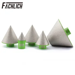 FACHLICH 1pc 20-82mm Diamond Chamfer Bits Bevelling Enlarge Hole Saw Polishing Ceramic Tile Marble Grinding Taper Milling Bits