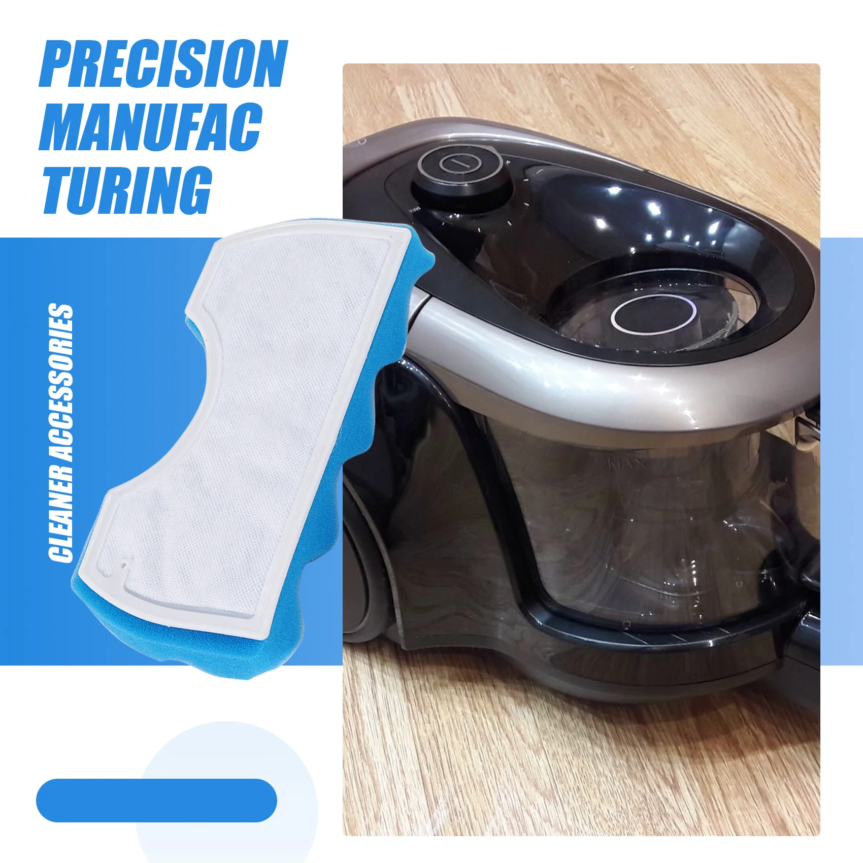 M17K 2 pezzi kit filtro in spugna blu per accessori per aspirapolvere Samsung serie Dj97-01040C accessori per aspirapolvere robot