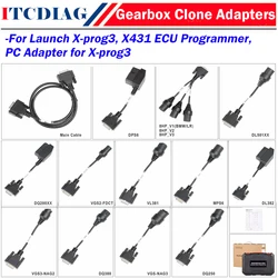 Original Launch X431 Gearbox Clone Adapters Kit Connectors for X-prog3 Xprog 3 Xprog3 /X431 ECU Programmer /X prog3 PC Adapter