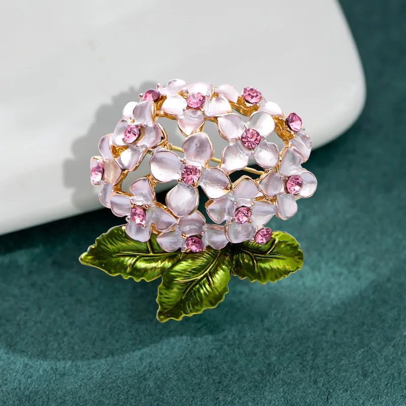Enamel Pink Flower …