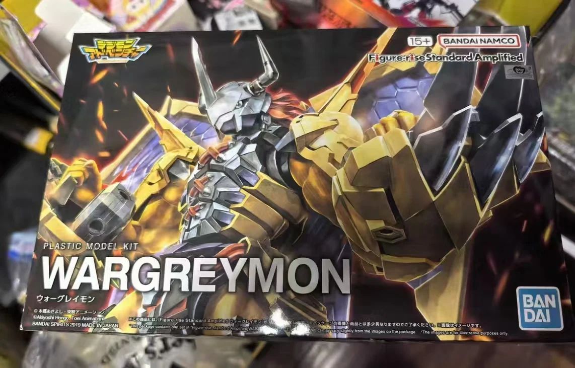 

FRS Figure-rise Standard Bandai Digimon Adventure WARGREYMON AMPLIFIED Anime Model Toys for Boys Gifts Original Box