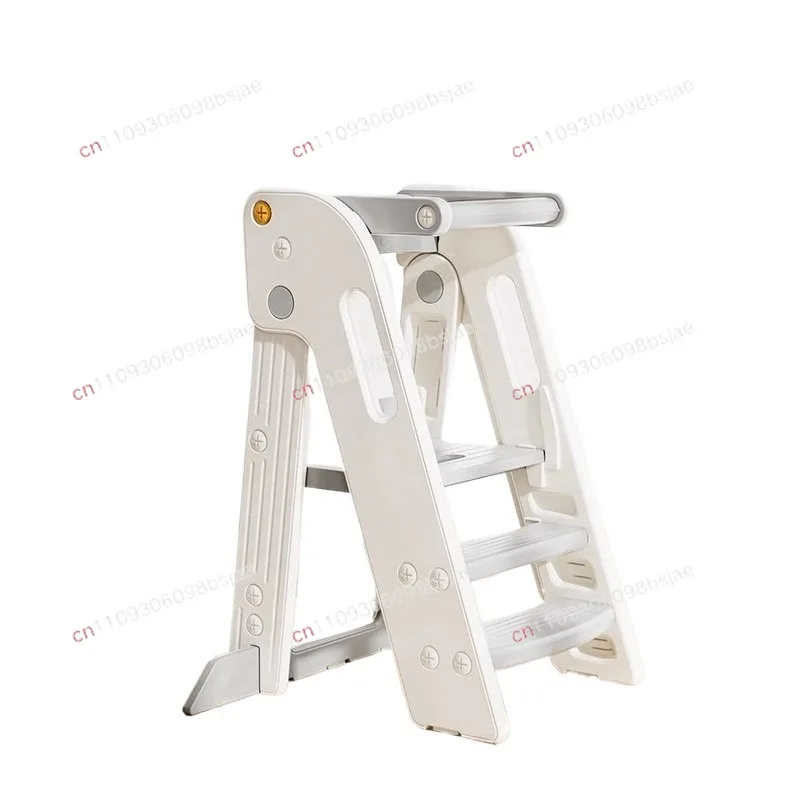Learning Tower Wash Table Ladder Stool Foldable  Climbing Foot Stool Hand Wash Stairs