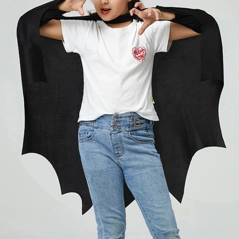 어린이 할로윈 박쥐 의상 세트 박쥐 날개 헤어 클립 박쥐 눈 마스크 Dropshipping