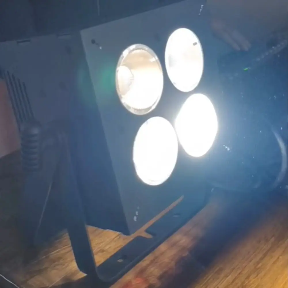 4-Eyes COB Led Audience Lights Stage Strobe with White Warm Color, Dj Fixtures for Club Gig Stage Performance