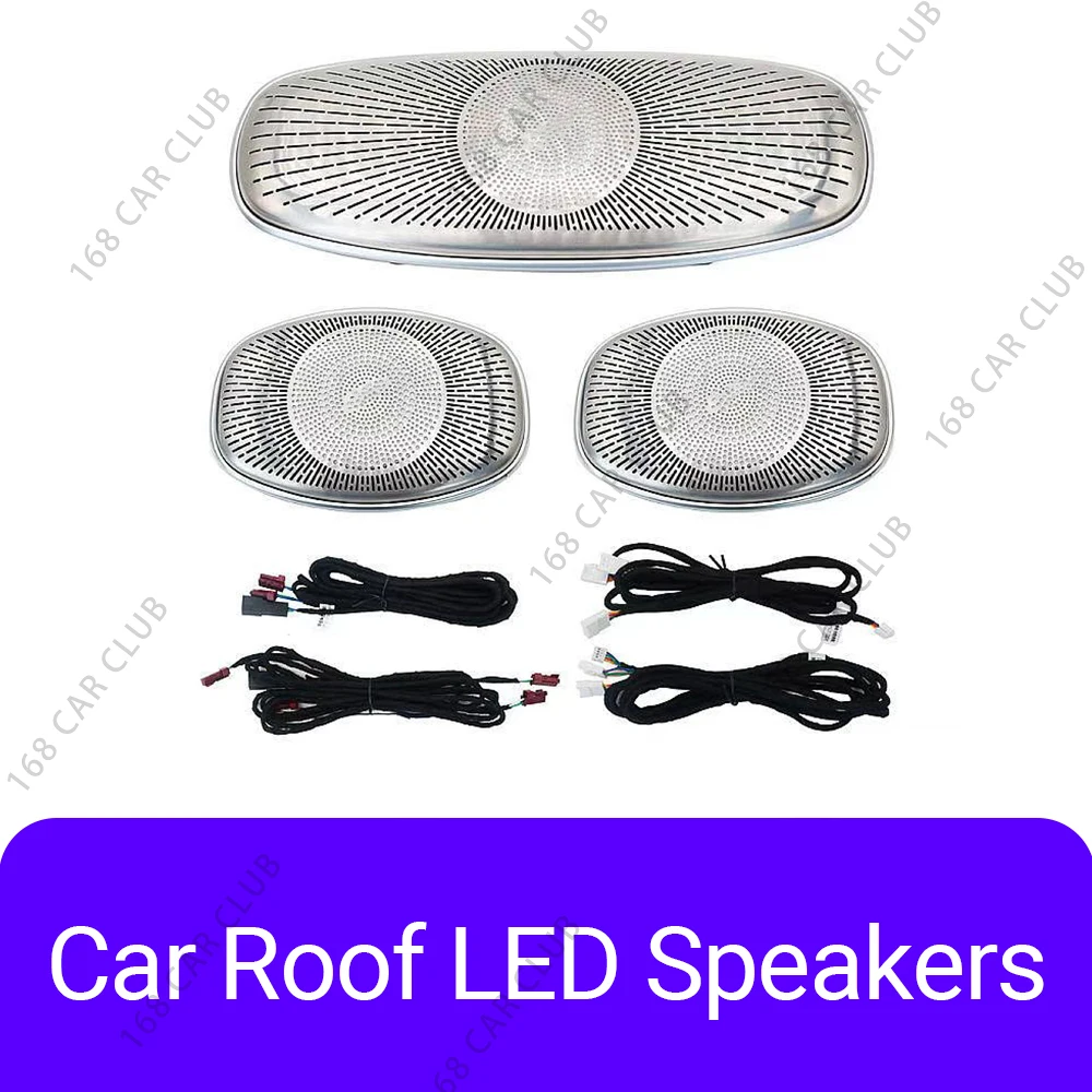 Led Lucht Ventilatieopeningen 3d Draai Tweeter Luidspreker Voor Mercedes Benz W213 W238 E53 E63 E-Coupe Auto 64 Kleuren Lnterior Decoratieve Verlichting