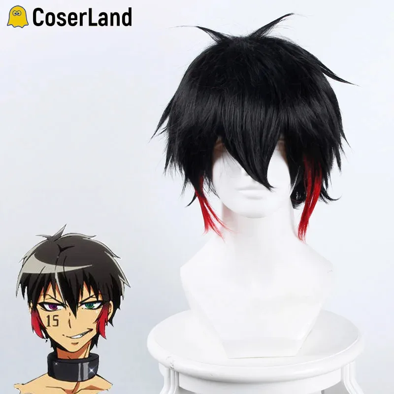 Новый 2025 Detentionhouse No 15 Jyugo No 25 Nico No 69 Рок Косплей Парики Detention House Nanbaka Черный Короткий Парик Длинный ❤ ❤ dd