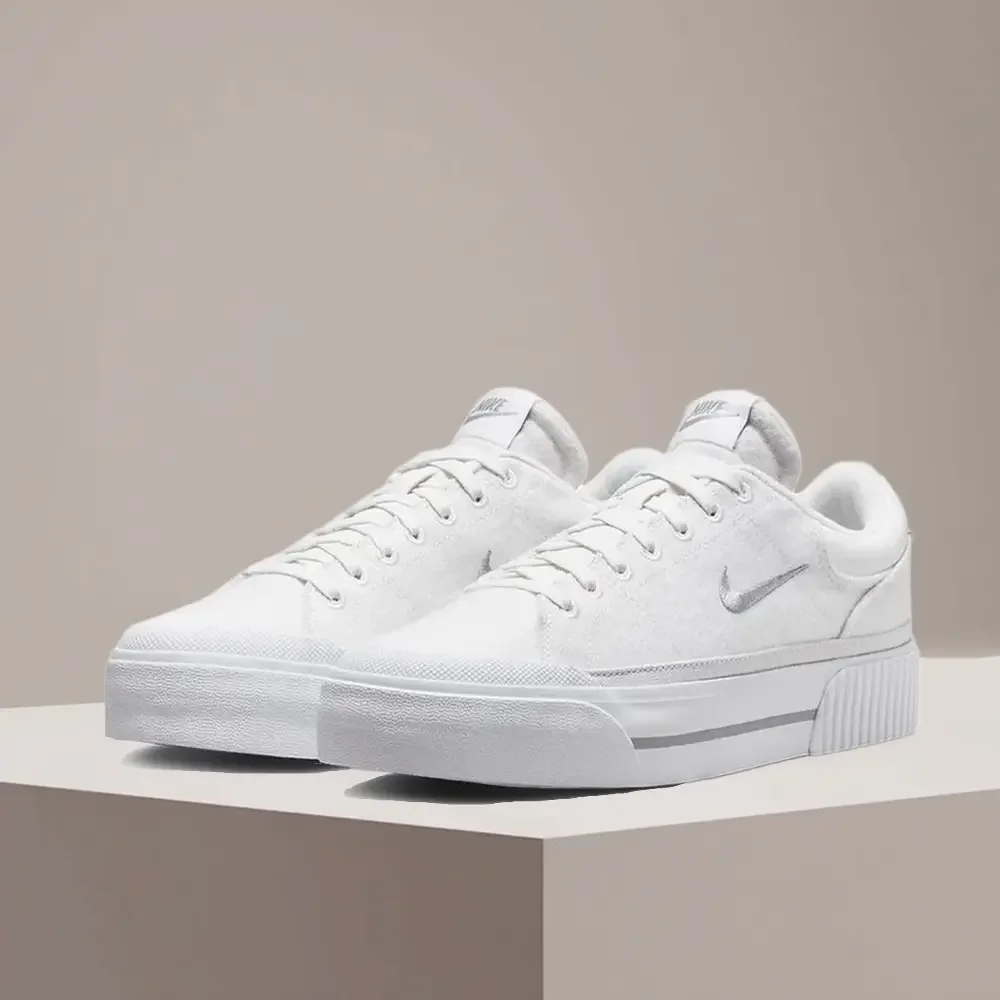 

Кроссовки Nike Court Legacy с увеличенной подошвой для увеличения роста, удобные, с противоскользящей амортизацией, прочные, спортивные, FZ2606-100