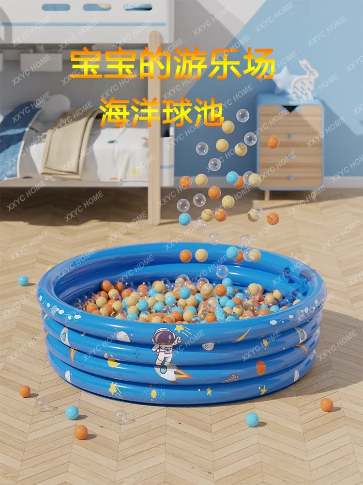 Ocean Ball Pool, Water Playing Toy Pool, Swimming Pool, Household Fence, Baby and Children's Inflatable Foldable
