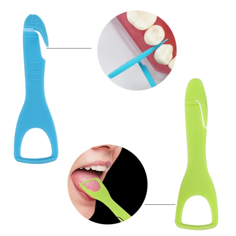 ทันตกรรมทําความสะอาดจัดฟันชุดแปรงฟันที่ถอดออกได้ Interdental แปรงขี้ผึ้งกัดกาวฟันไวท์เทนนิ่งกล่องเก็บ