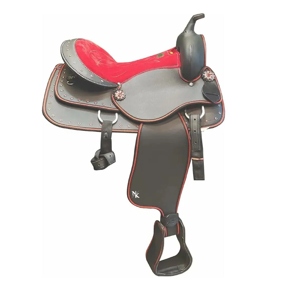 Premium Cowhide Luxury Sports Saddle Field Riding Ranch Saddle Equestrian Riding Gear Equestrian Supplies Manufacturer