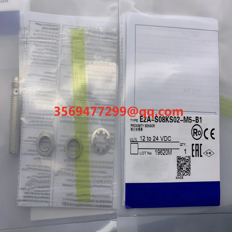 Proximidade Switch Sensor, E2A-S08KS02-M5-B1, E2A-S08KS02-M5-B2, Brand New Stock