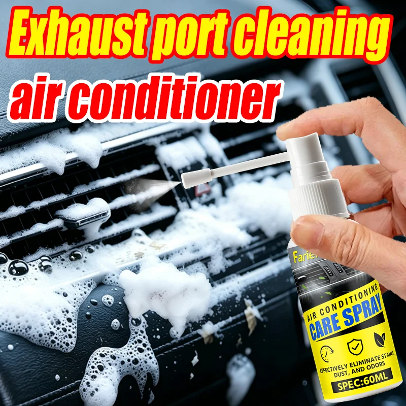 Farienne Car Air Conditioner Foam Cleaner Spray, Vent & Duct Deep Cleaning Deodorizer, Dust, Odor & Mold Remover