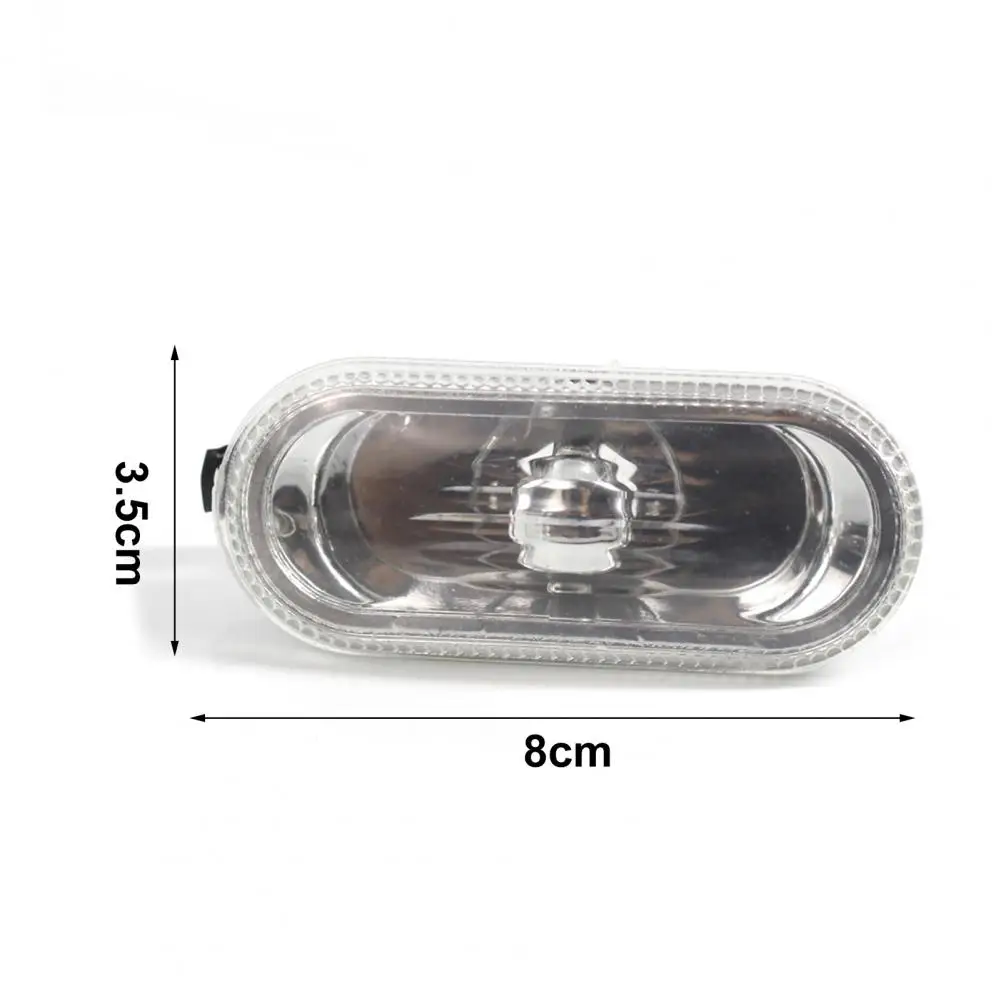 2Pcs High Quality Easy Installation Mini Side Marker Indicator Housing External Warning Clearance Lamp Bezel 1J0949117