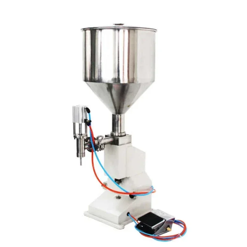 For A02 Semi-automatic High Precision Pneumatic Vial Paste Cosmetic Liquid Filling Machine